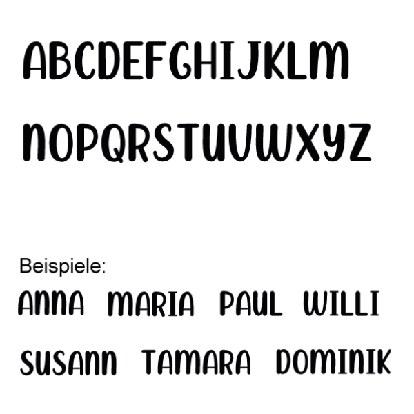 Schriftzug -personalisiert-